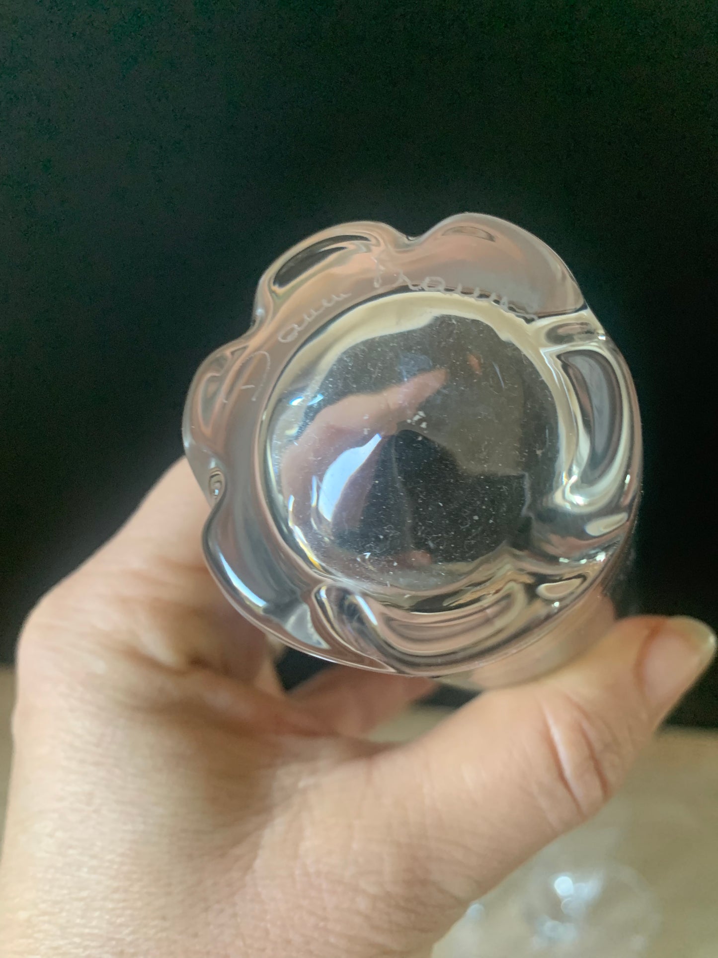 6 verres à orangeade Cristal Daum modèle Blanzey