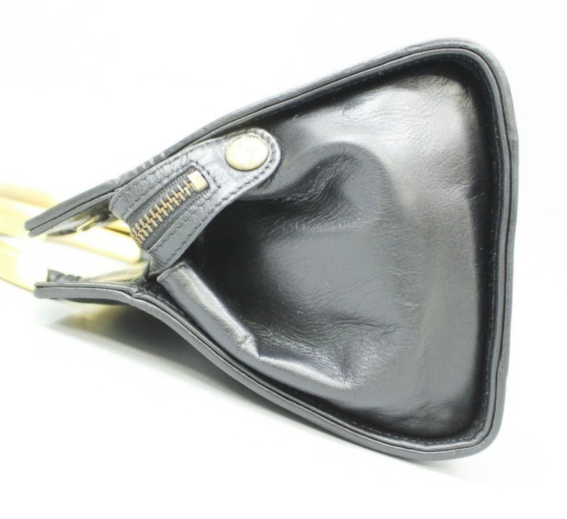 Sac cuir noir matelassé Fendi