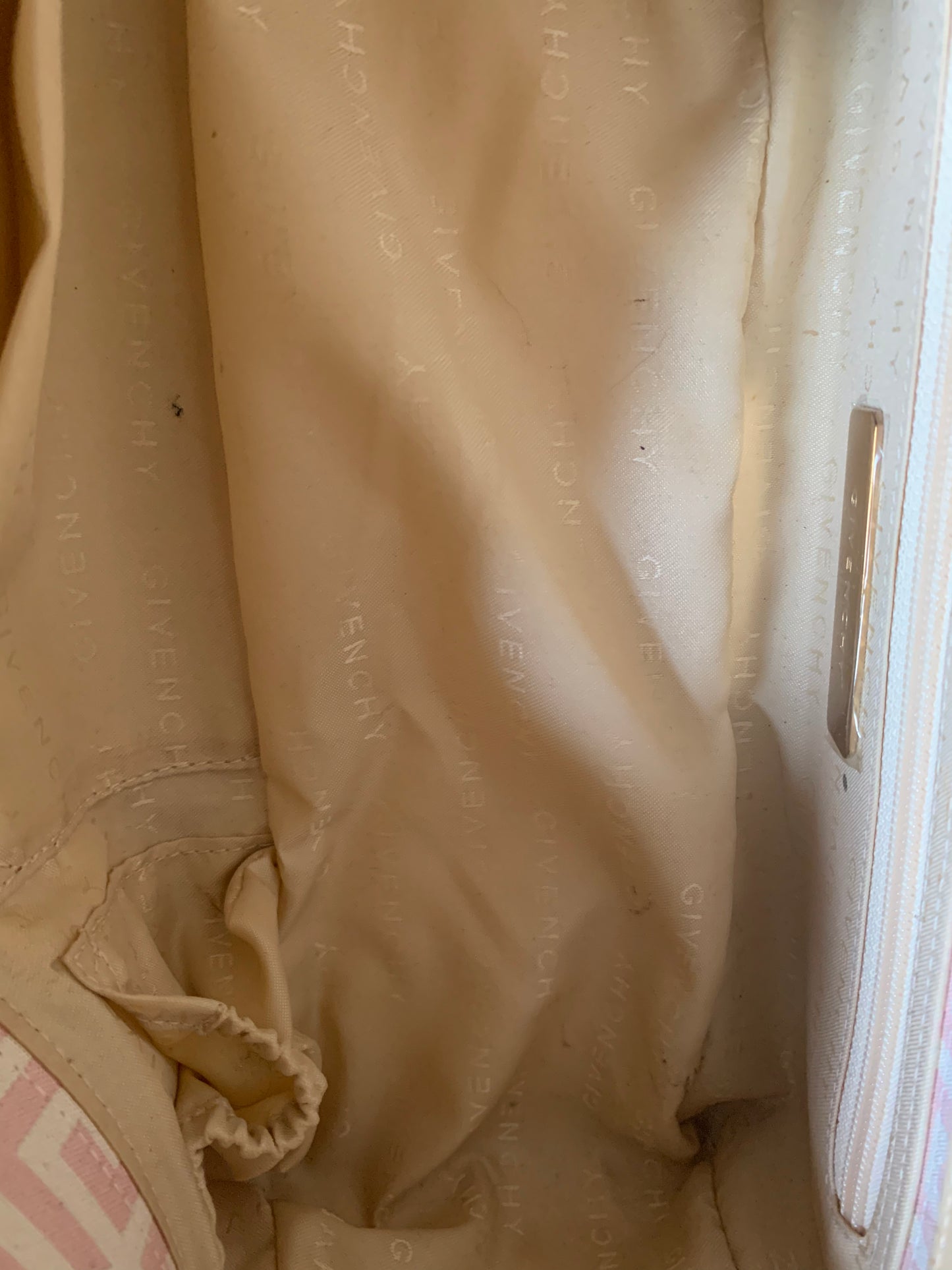 Sac Givenchy toile monogramme rose