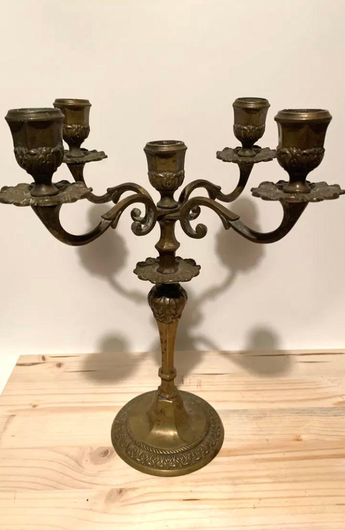 Chandelier en bronze