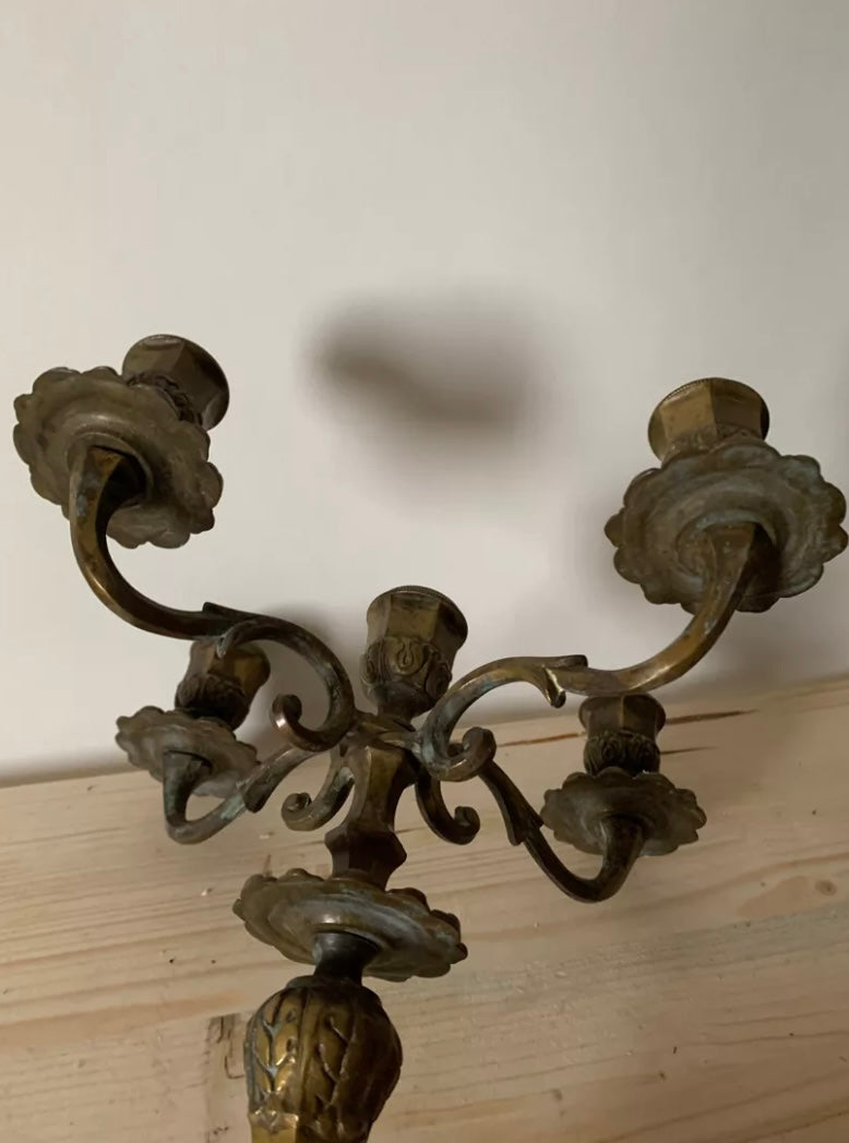 Chandelier en bronze