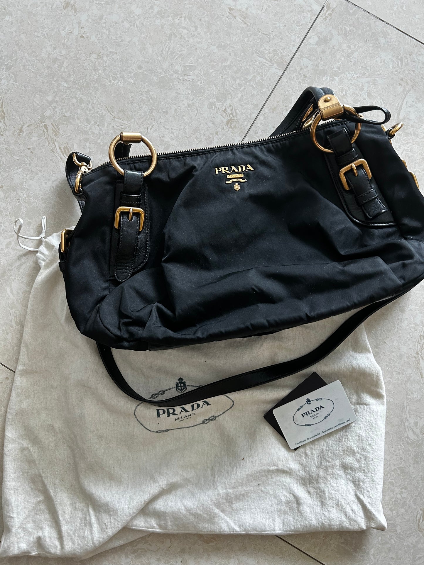 Sac Prada Nylon noir