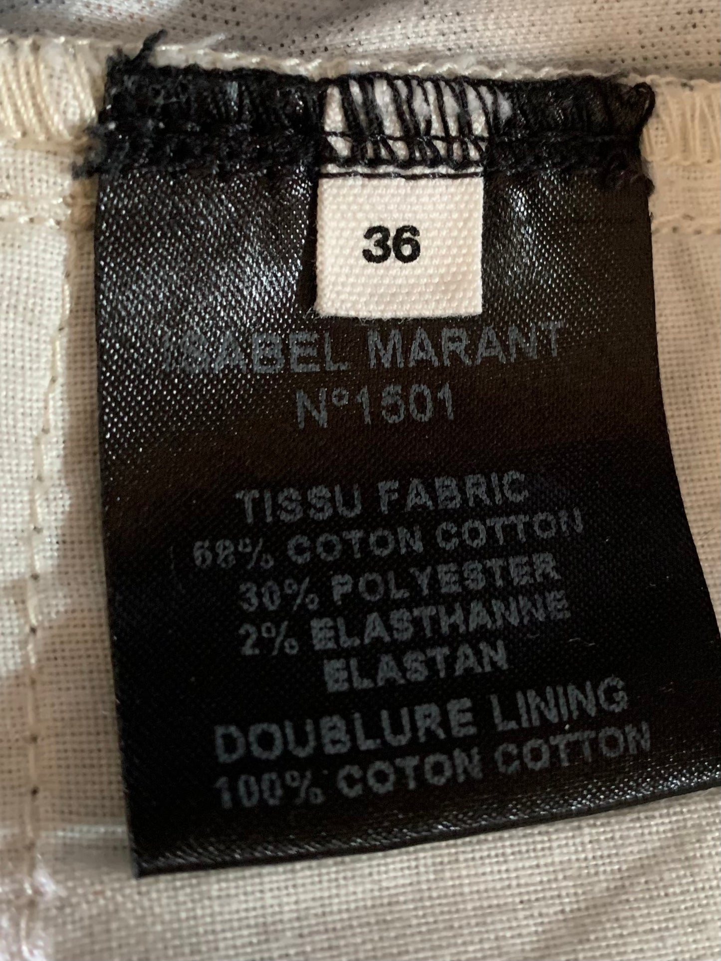 Pantalon velours imprimé Isabel Marant