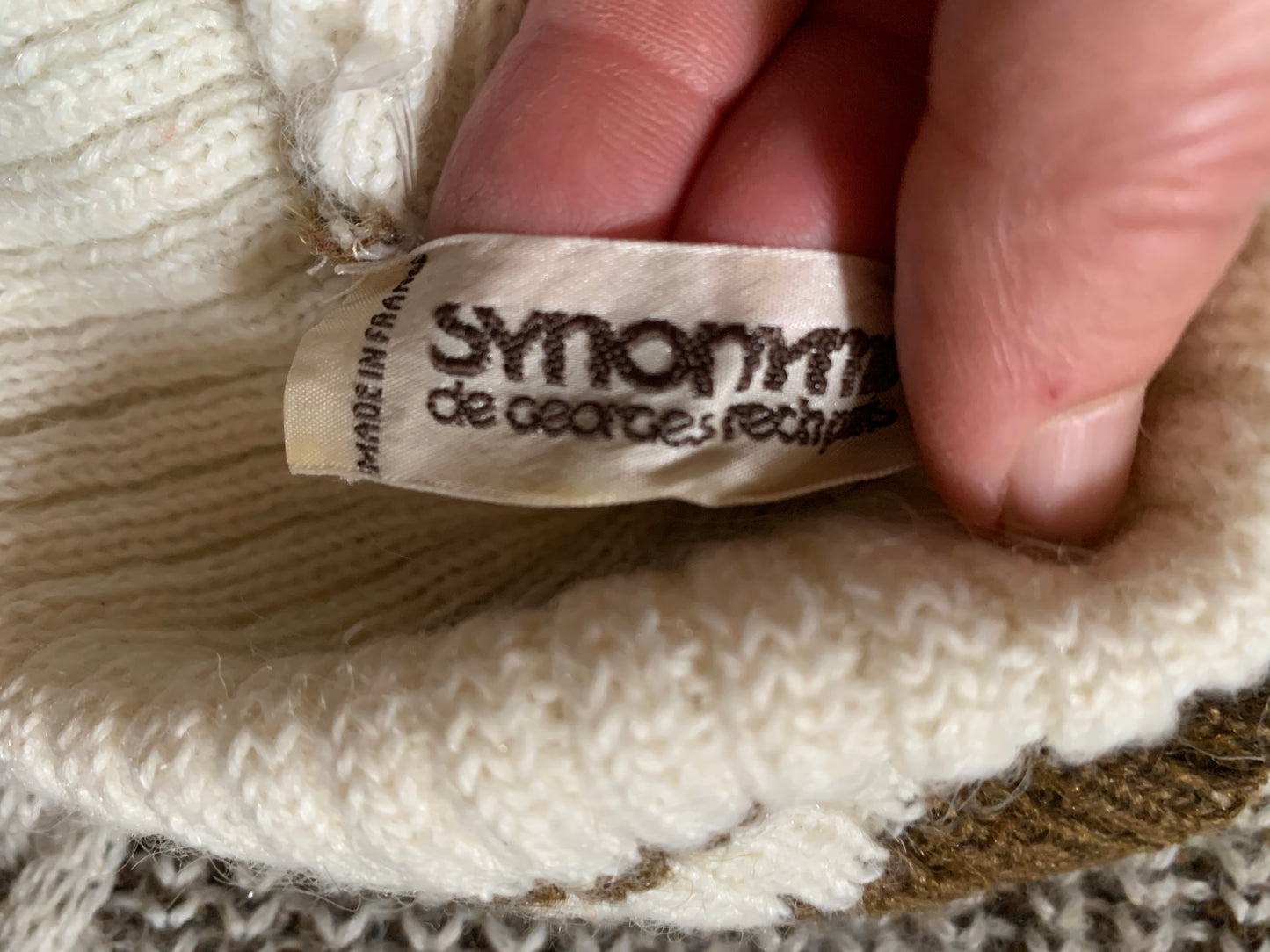 Pull Synonyme de Georges Rech vintage