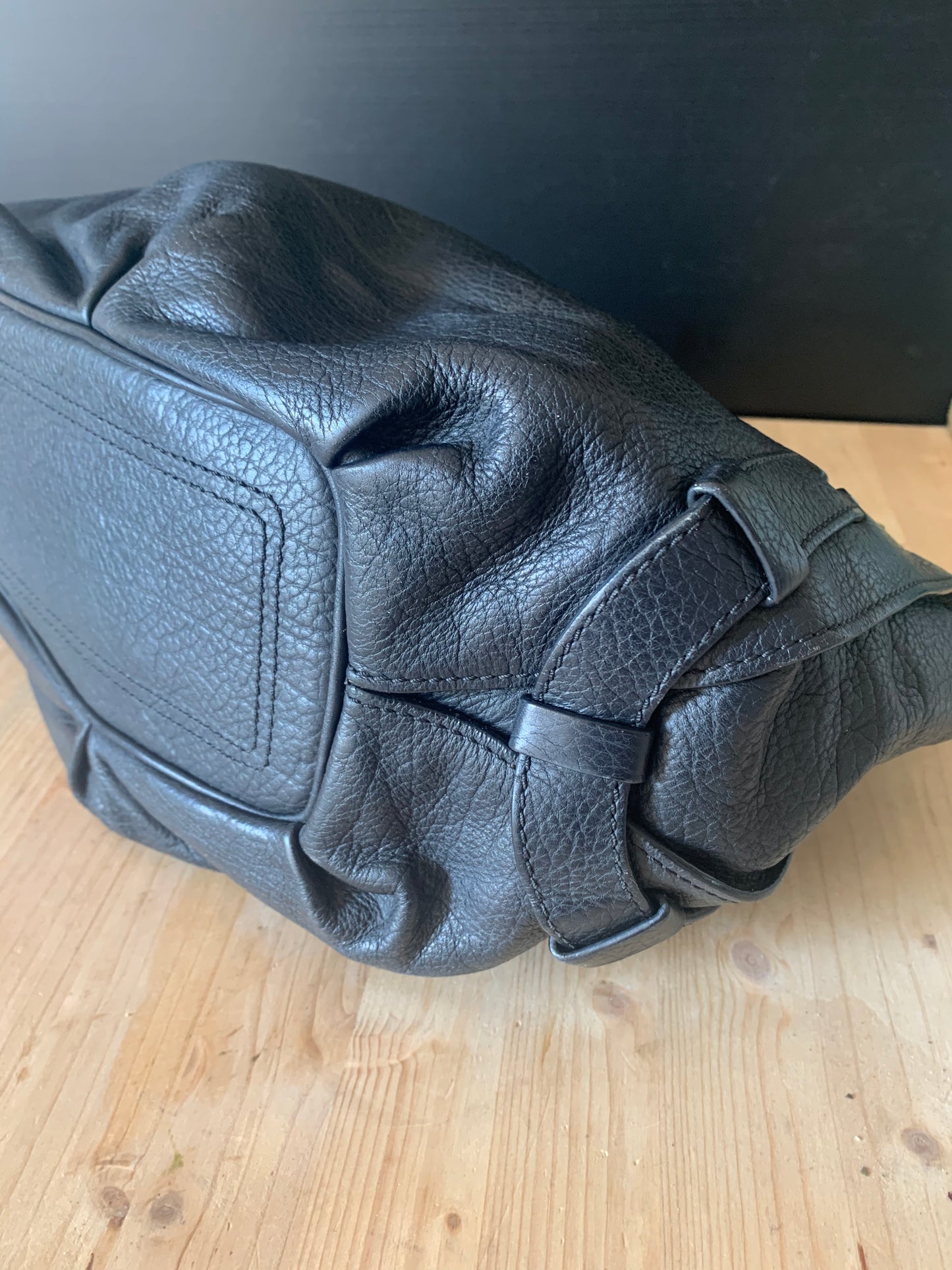 Sac bittersweet cuir noir Céline vintage