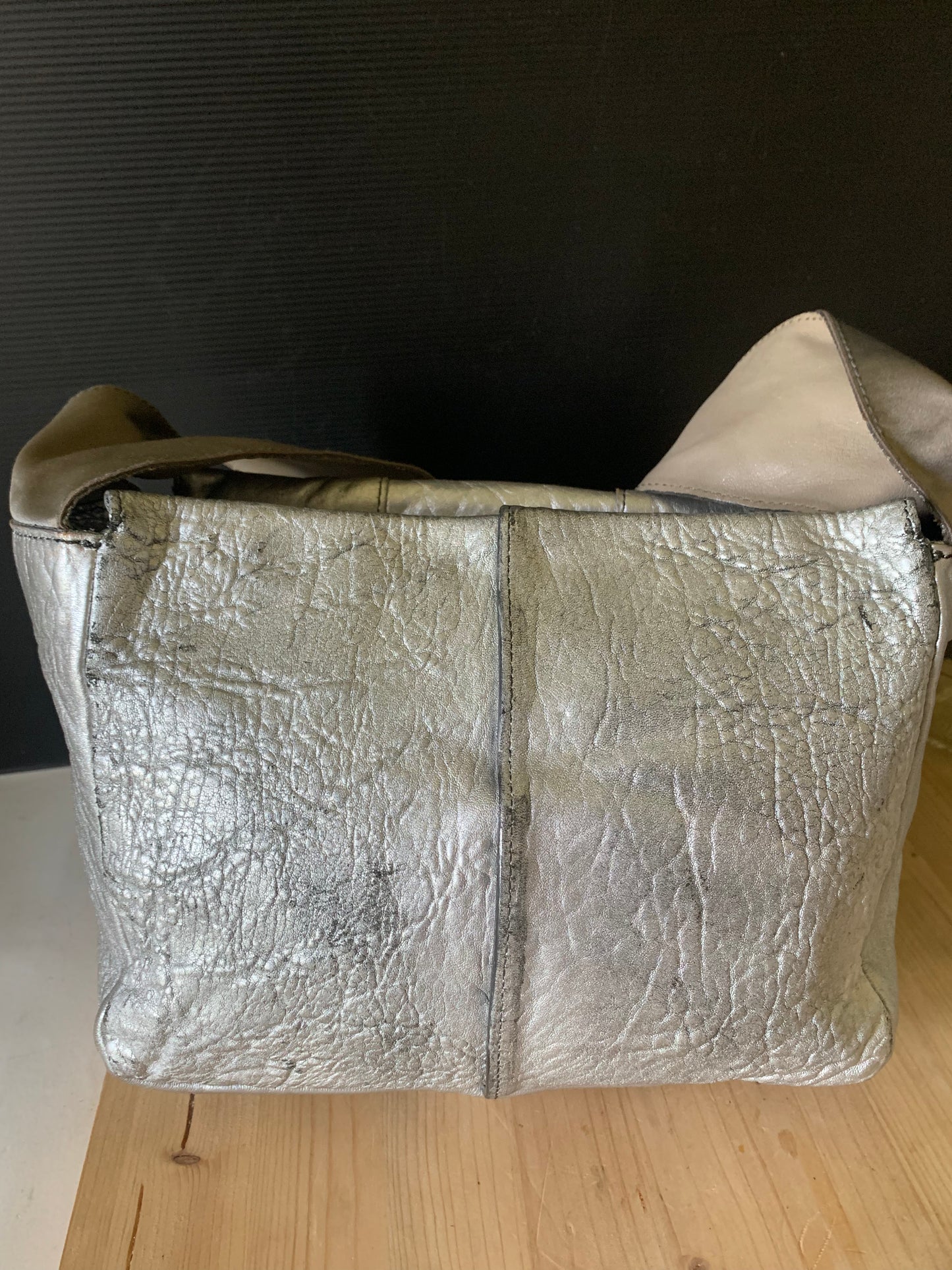 Sac Chloe Saskia cuir argent