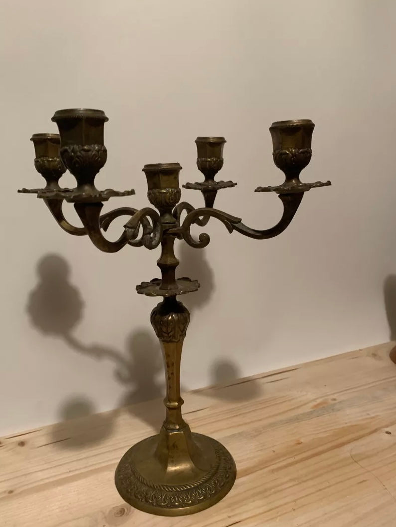 Chandelier en bronze