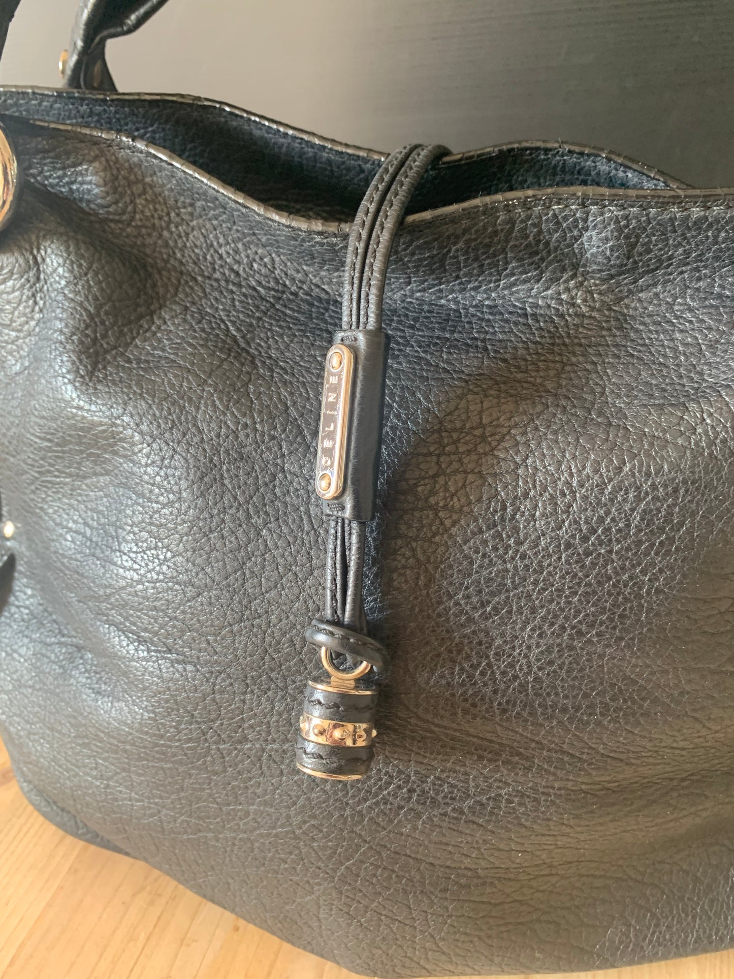 Sac bittersweet cuir noir Céline vintage