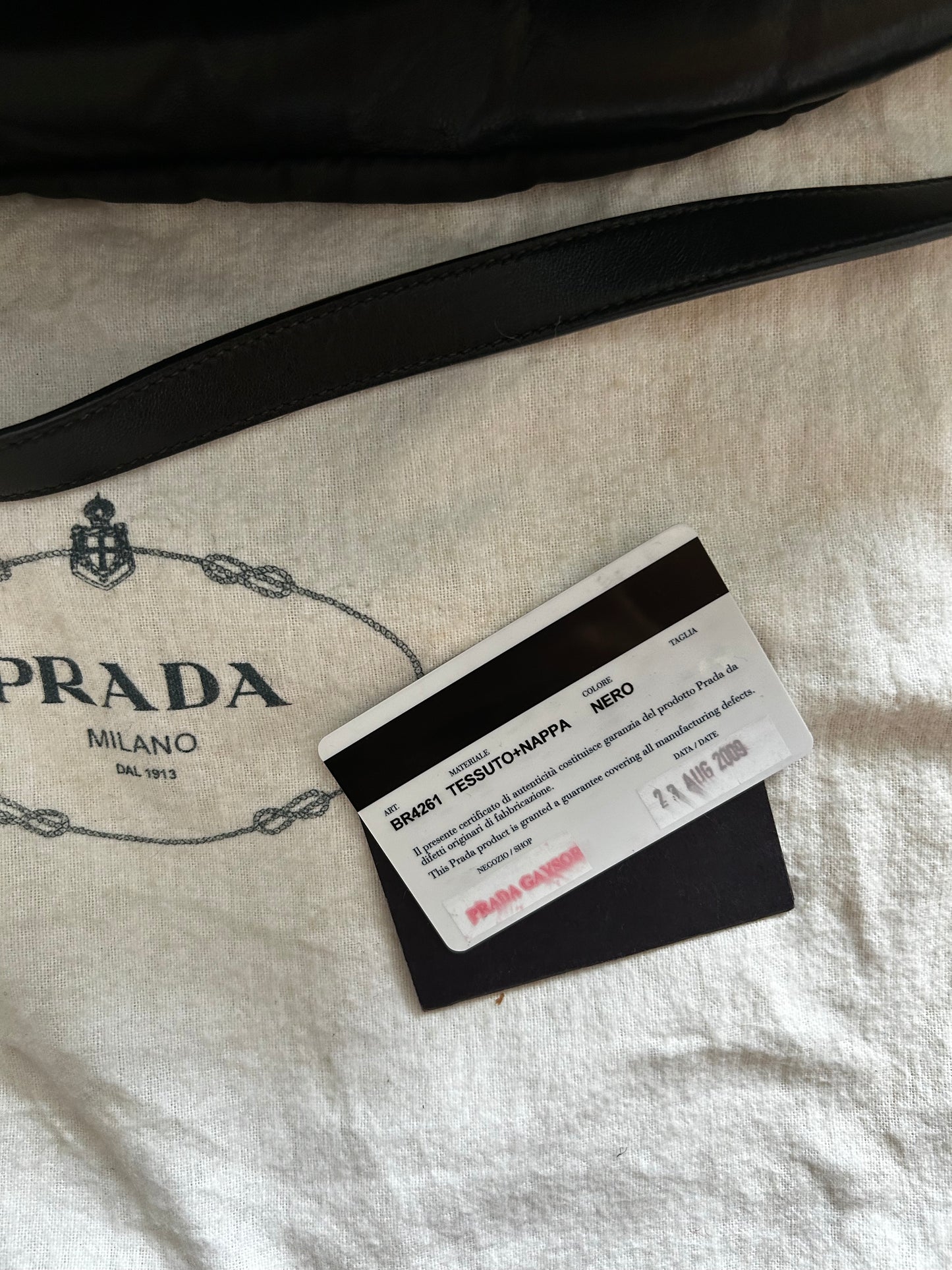 Sac Prada Nylon noir