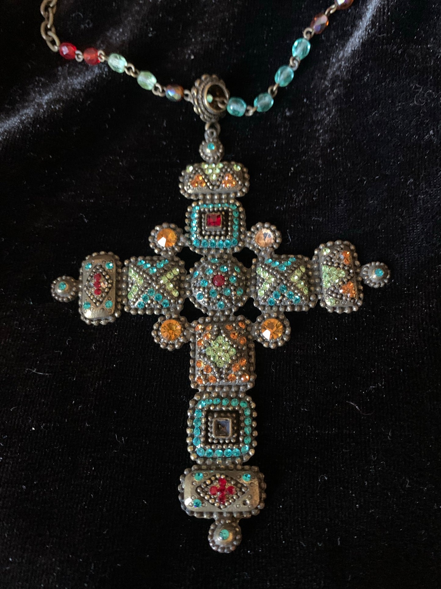 Collier croix Poggi Paris