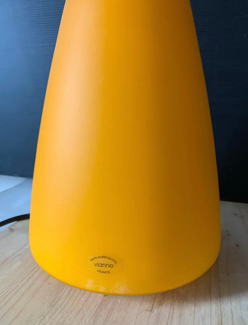 Lampe orange vintage