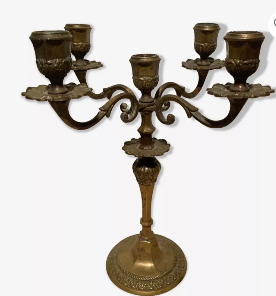 Chandelier en bronze