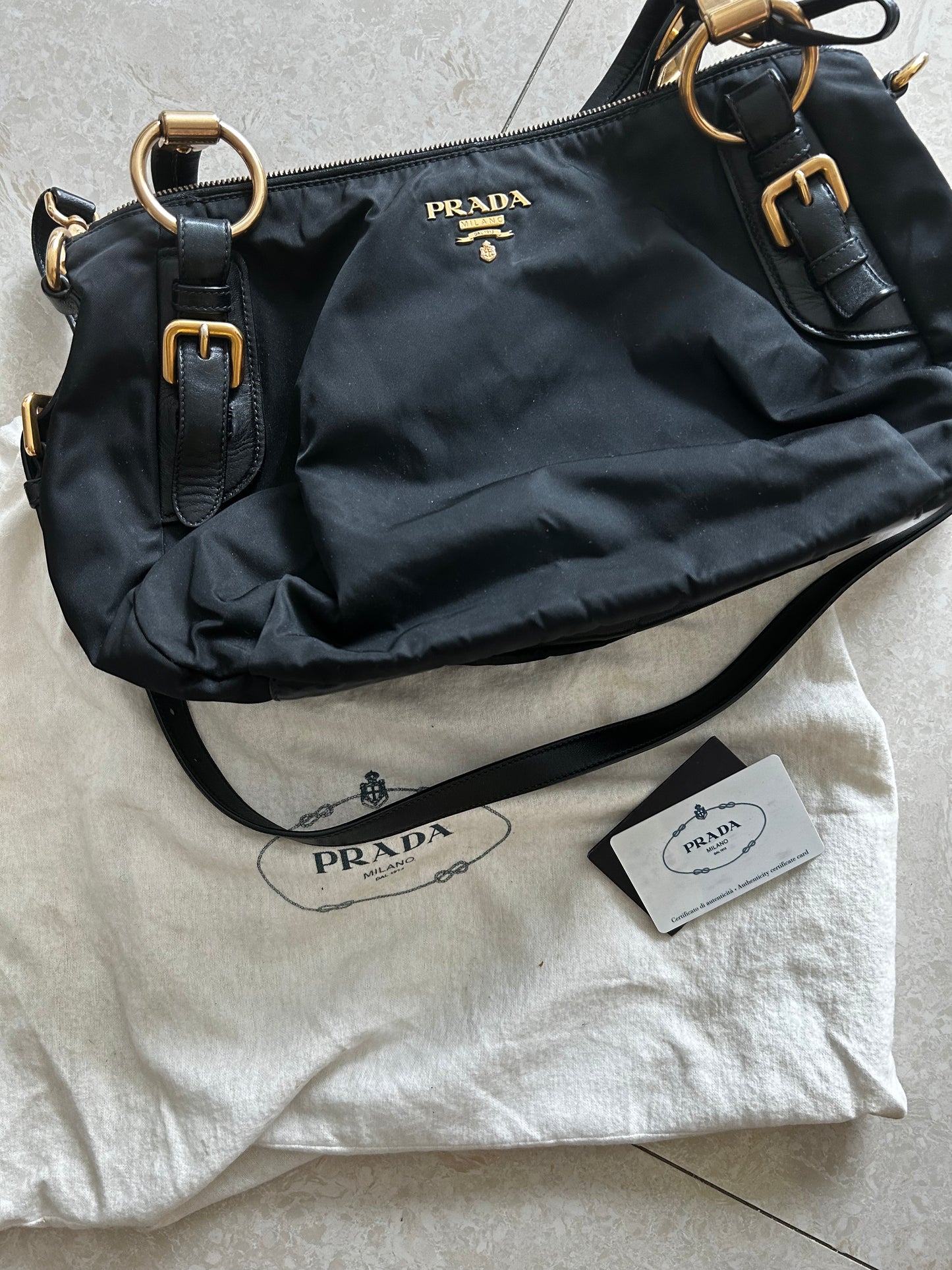Sac Prada Nylon noir