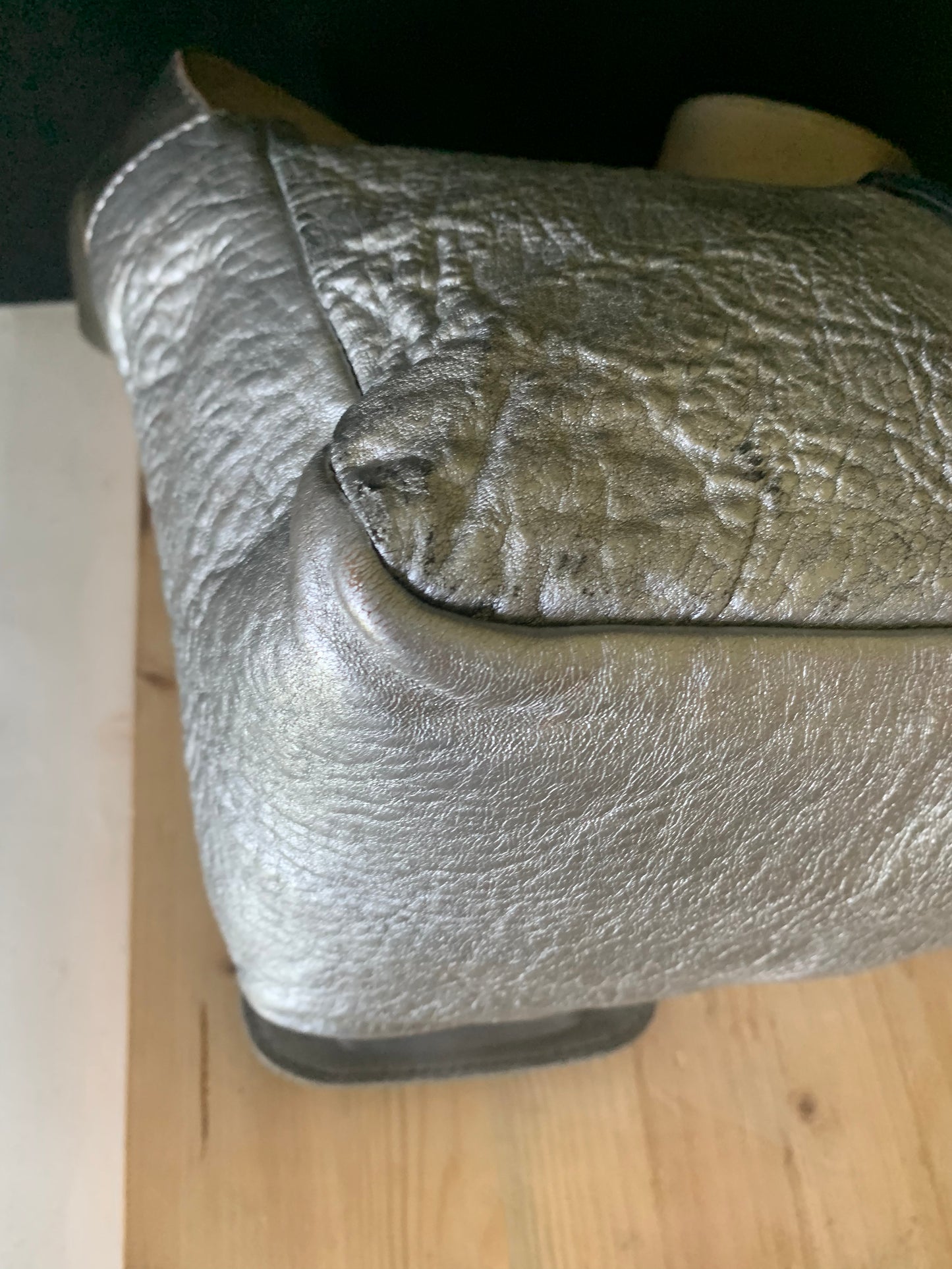 Sac Chloe Saskia cuir argent