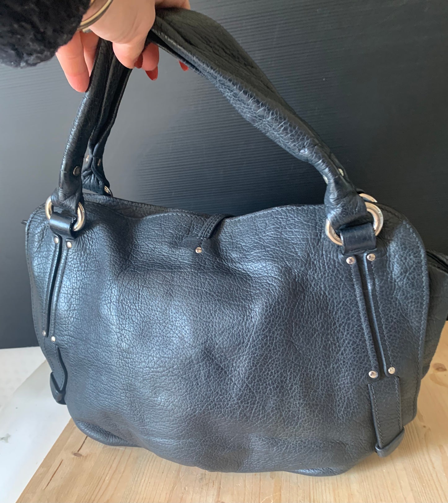 Sac bittersweet cuir noir Céline vintage