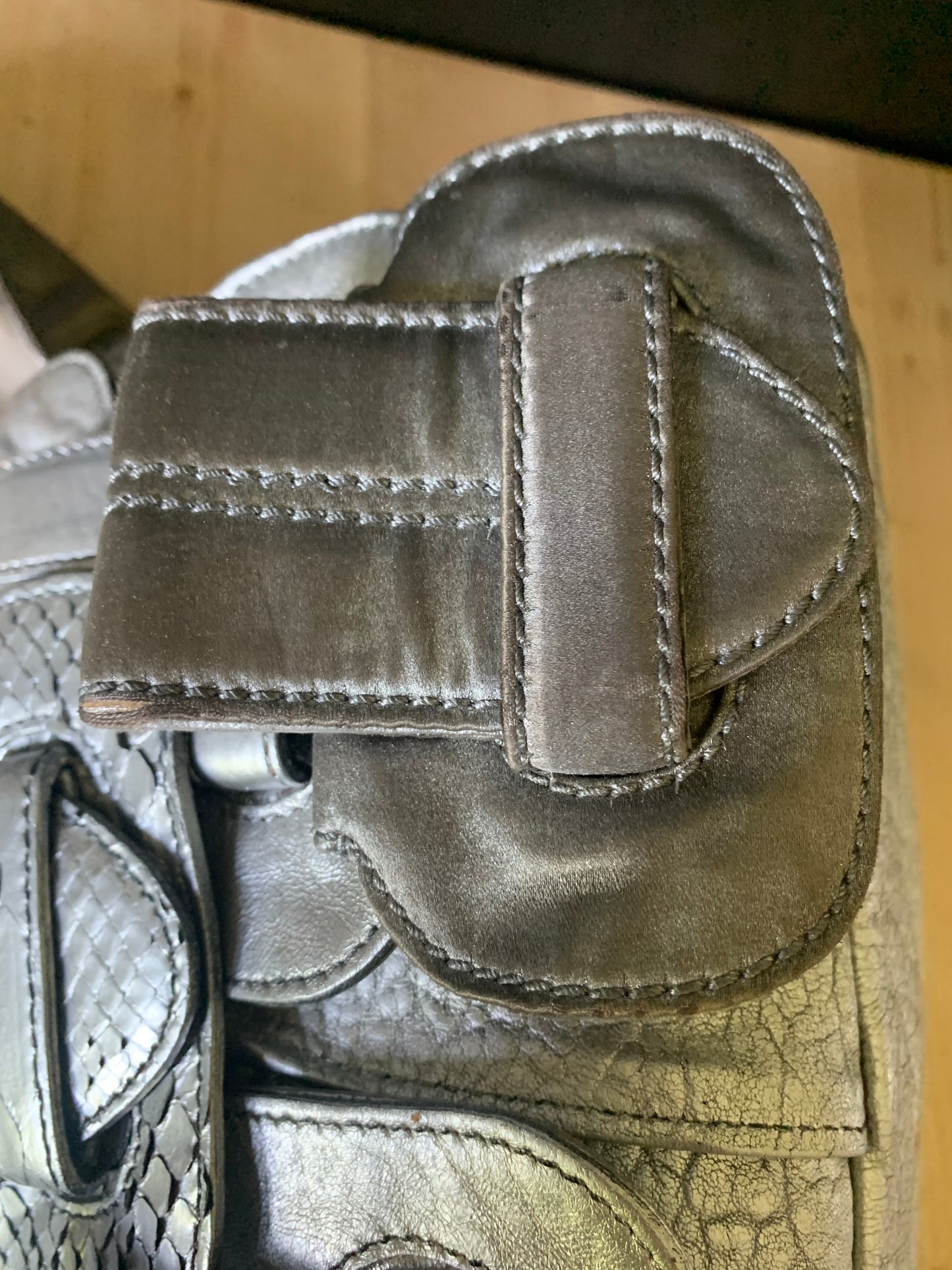Sac Chloe Saskia cuir argent