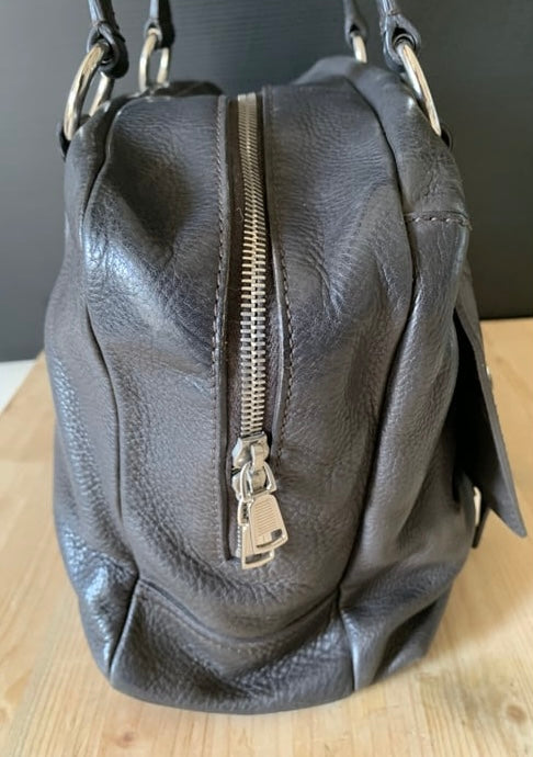 Sac Yves Saint-Laurent marron foncé