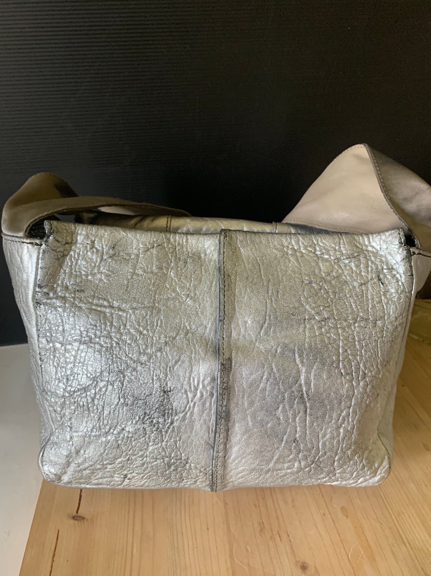 Sac Chloe Saskia cuir argent