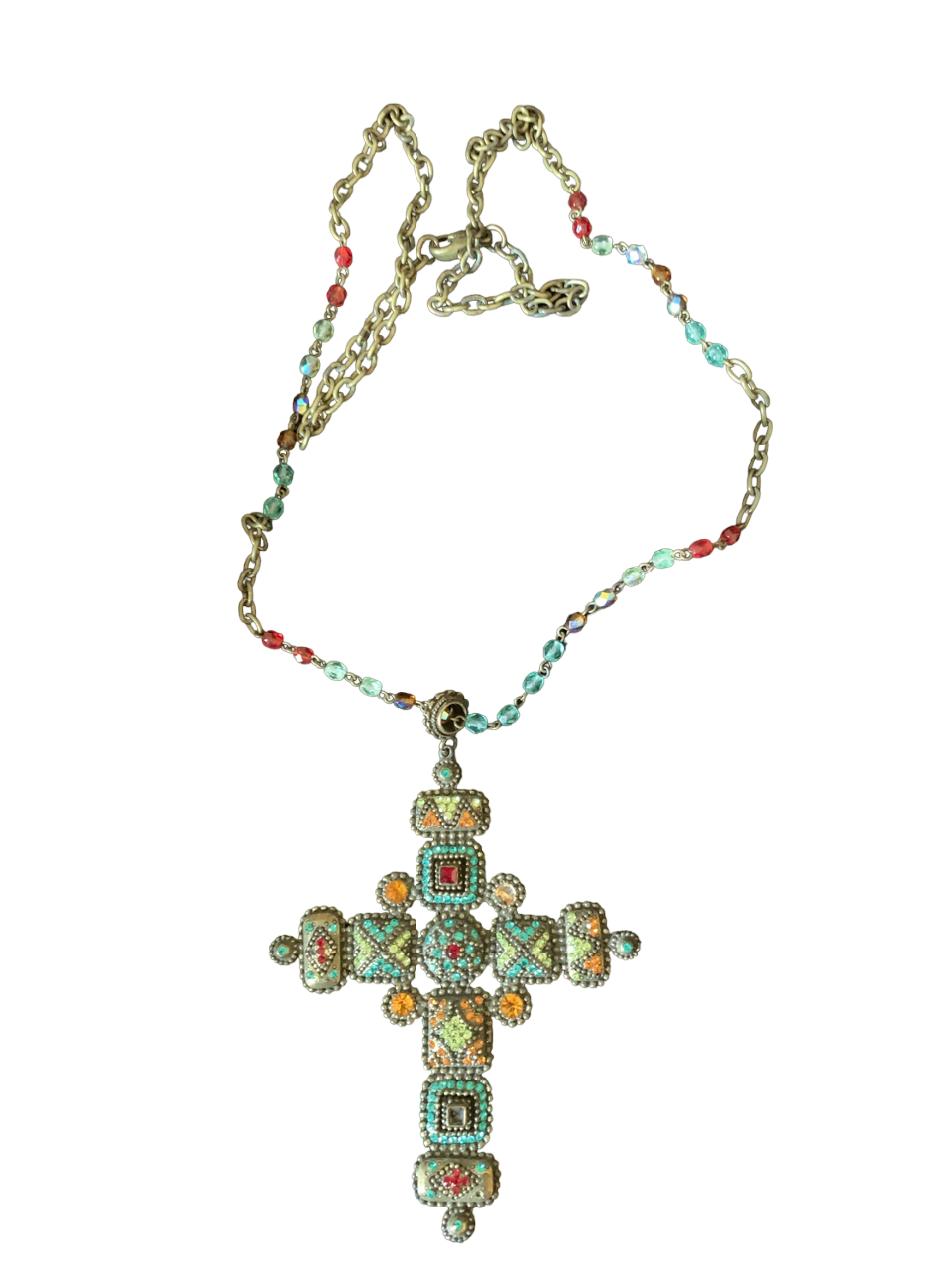Collier croix Poggi Paris
