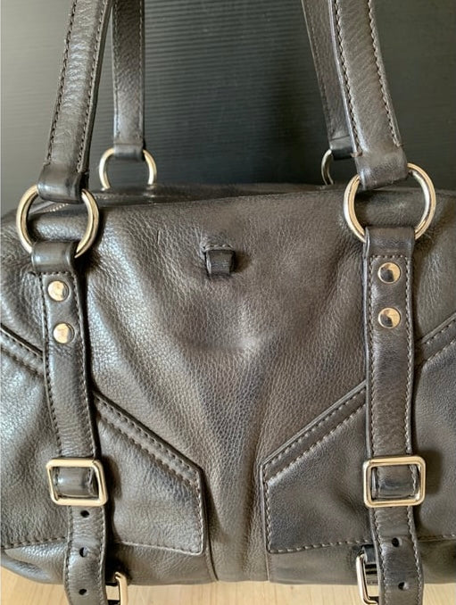 Sac Yves Saint-Laurent marron foncé