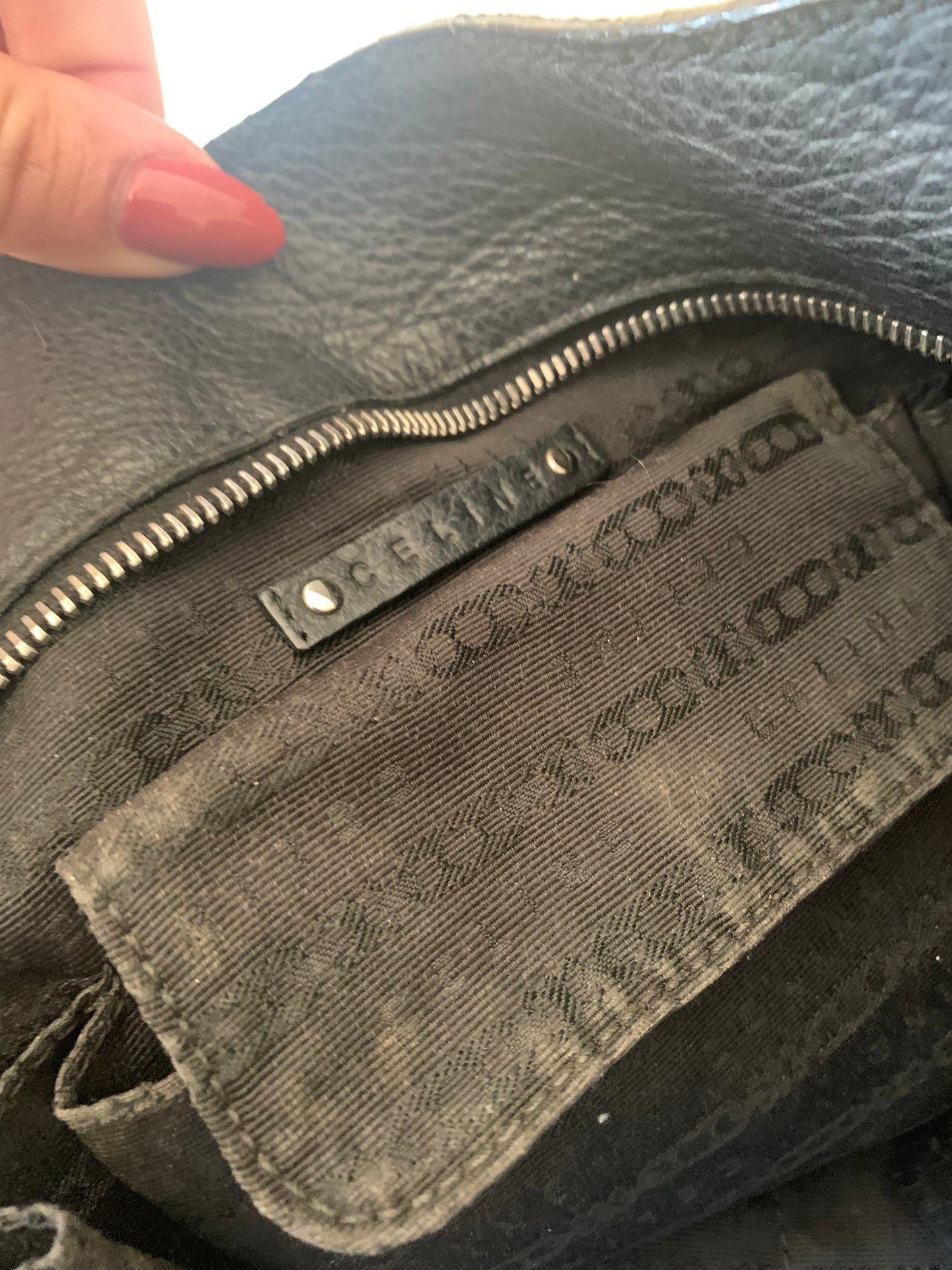 Sac bittersweet cuir noir Céline vintage