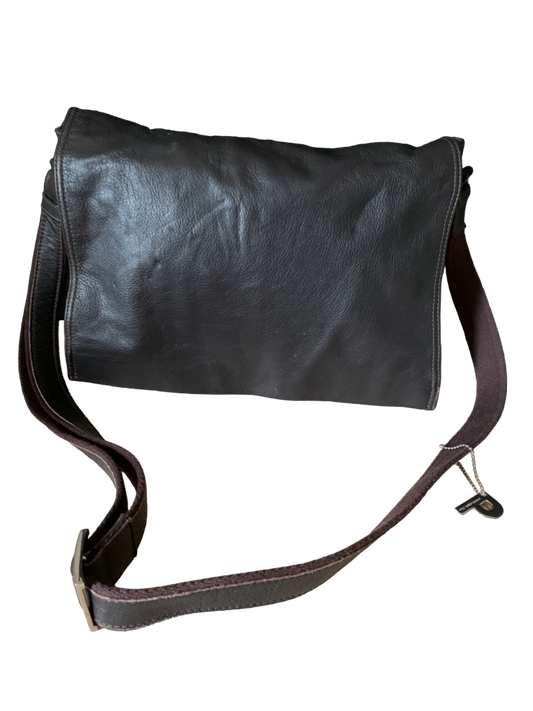 Sac besace cuir marron Picard