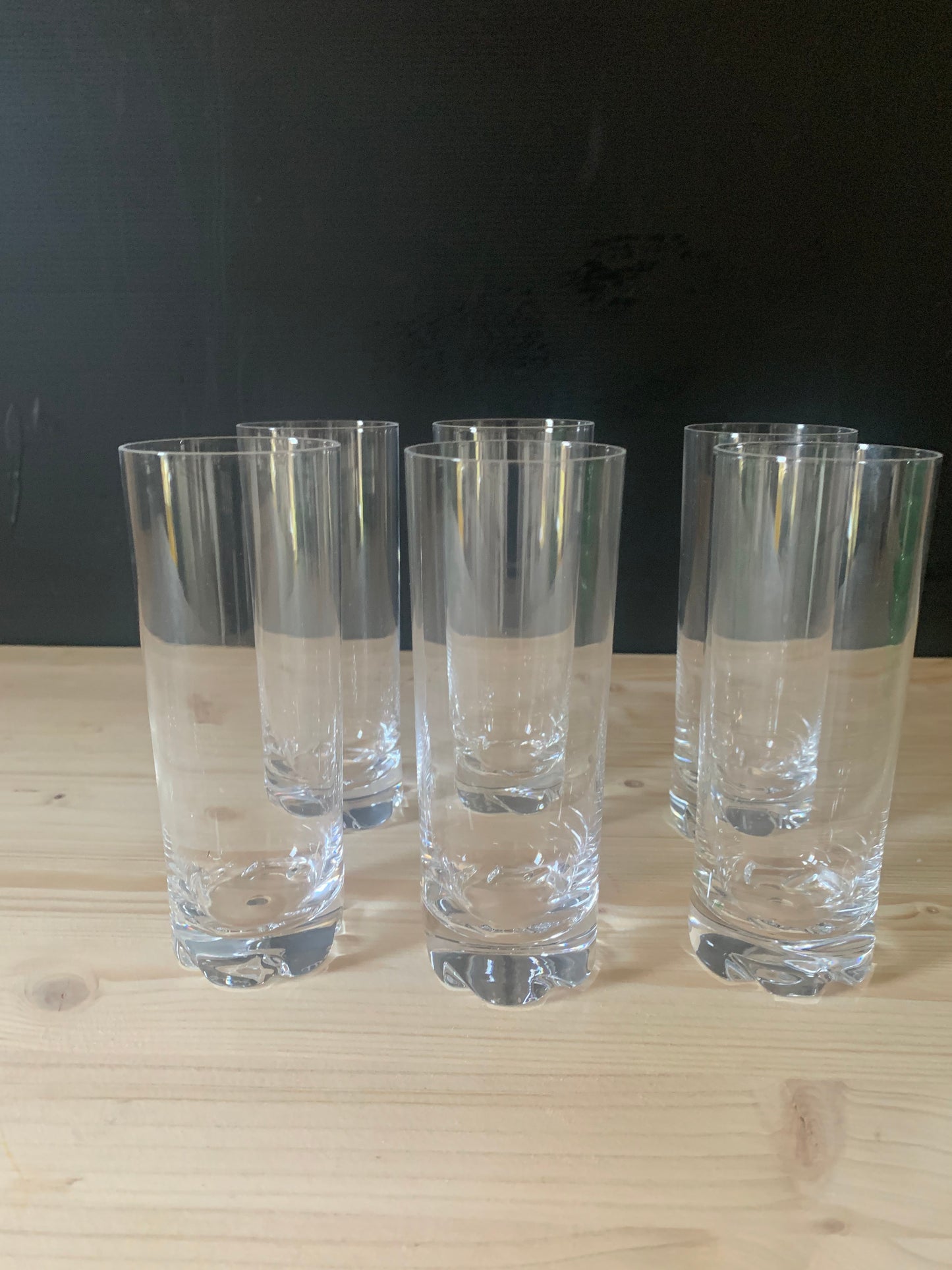 6 verres à orangeade Cristal Daum modèle Blanzey