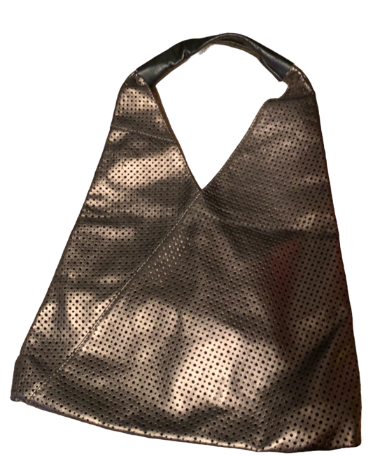Sac cabas japonais cuir métallique Andrea Cardone