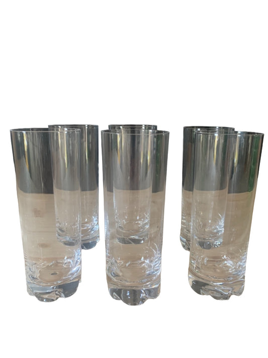 6 verres à orangeade Cristal Daum modèle Blanzey