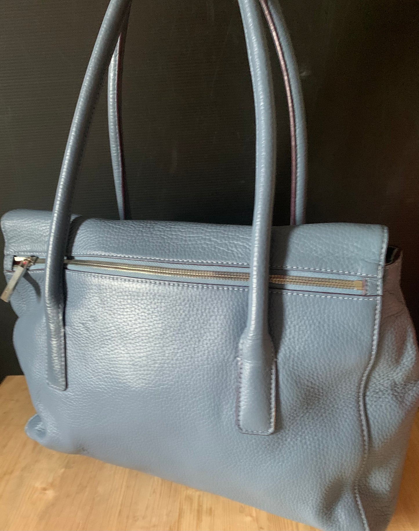 Grand sac Le Tanneur modèle Nina bleu
