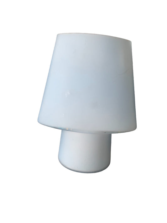 Lampe champignon bleue Habitat vintage