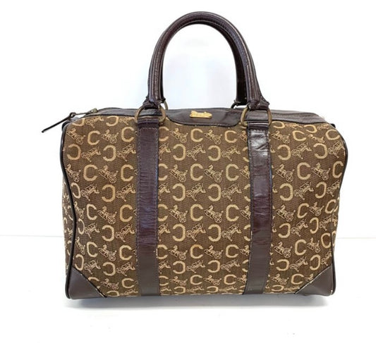 Sac Boston Celine toile Macadame